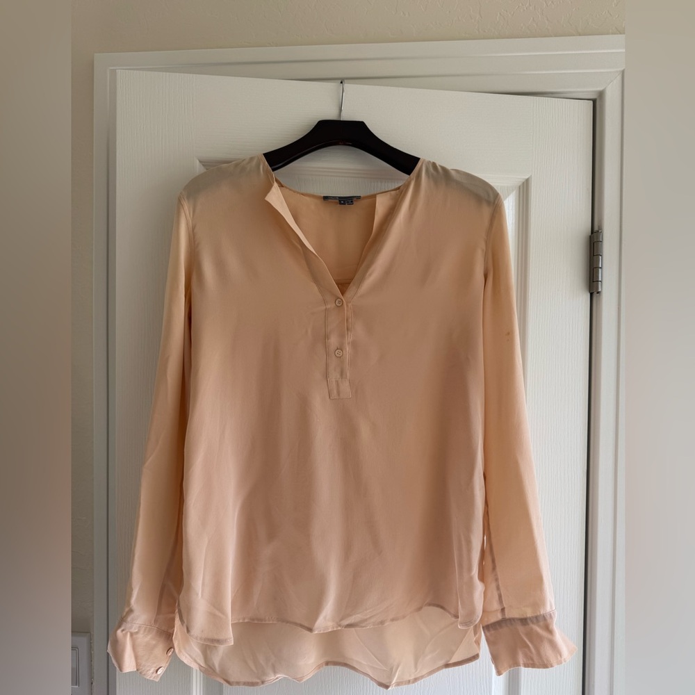 Vince Light Peach Blouse